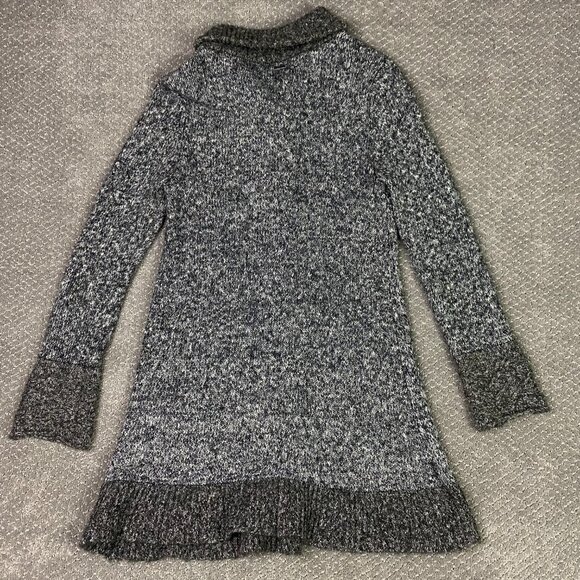 Prana Danika Duster Cardigan Sweater Women's Medium Long Gray - Picture 3 of 11